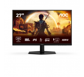 AOC Q27G42XE | 27 " | IPS | QHD | 16:9 | 180 Hz | 1 ms | 2560 x 1440 pixels | 300 cd/m² | HDMI ports quantity 2 | Black