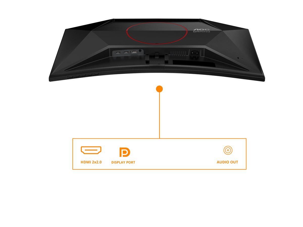 AOC C27G42E | 27 " | VA | FHD | 16:9 | 180 Hz | 1 ms | 1920 x 1080 pixels | 300 cd/m² | HDMI ports quantity 2 | Black