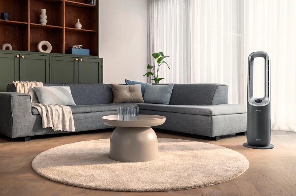 Philips | Air Performer, 3in1 | AMF870/15 8000 Series | 2200 W | Suitable for rooms up to 70 m² | Gray/Silver