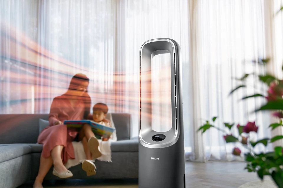 Philips | Air Performer, 3in1 | AMF870/15 8000 Series | 2200 W | Suitable for rooms up to 70 m² | Gray/Silver