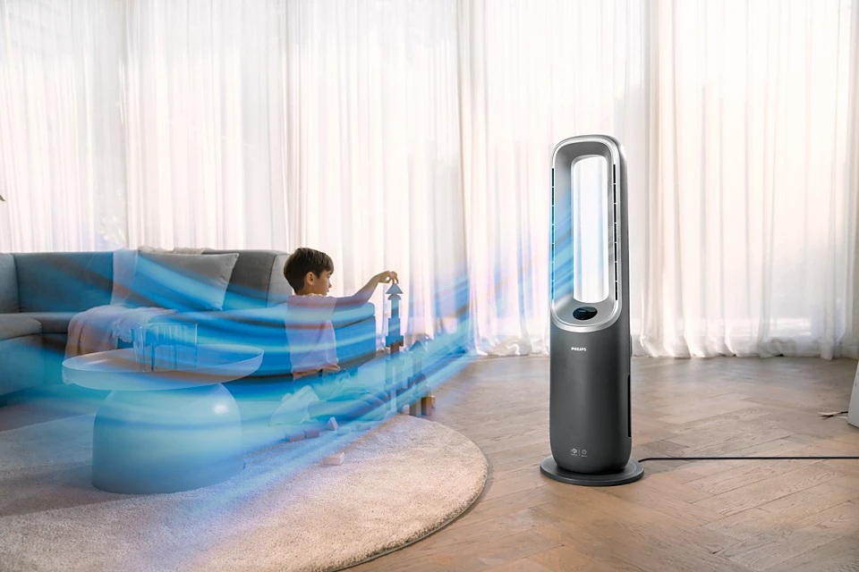 Philips | Air Performer, 3in1 | AMF870/15 8000 Series | 2200 W | Suitable for rooms up to 70 m² | Gray/Silver
