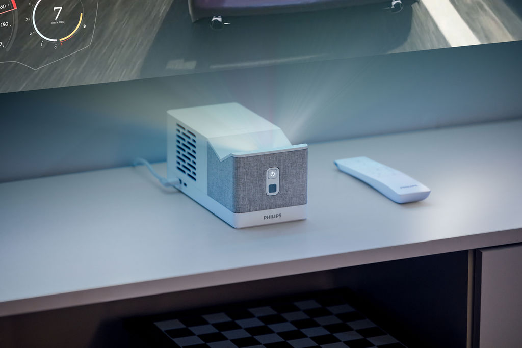 Philips | Screeneo UL5 Smart | Full HD (1920x1080) | 550 ANSI lumens | 1800:1 | White | 4:3, 16:9 | 1800:1 | Triple Laser Ultra Short Throw Projector | Wi-Fi