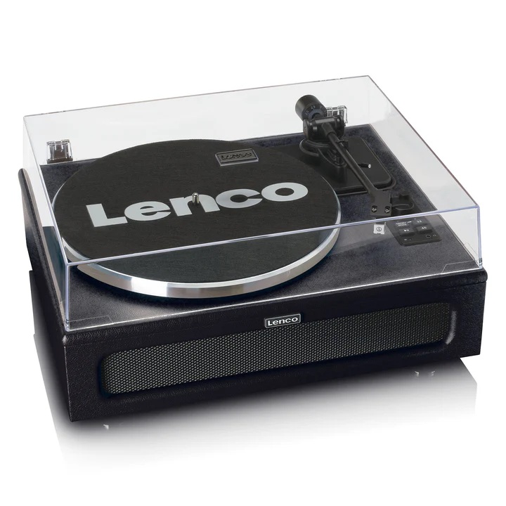Lenco | Record Player with 4 built-in speakers | LS-430BK | Bluetooth | Speakers