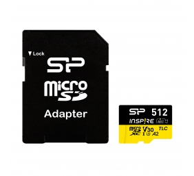 Silicon Power Inspire | 512 GB | microSDXC | Flash memory class C10, UHS-I U3, V30