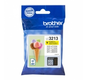 Brother LC3213 Y (LC3213Y) Rašalinė kasetė, Geltona