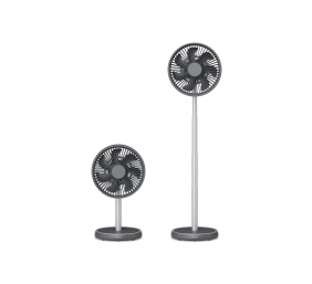 Duux Fan | Rize Flex | Stand Fan | Grey | Diameter 21 cm | Number of speeds 4 | Oscillation | 10 W