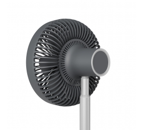 Duux Fan | Rize Flex | Stand Fan | Grey | Diameter 21 cm | Number of speeds 4 | Oscillation | 10 W