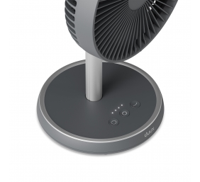 Duux Fan | Rize Flex | Stand Fan | Grey | Diameter 21 cm | Number of speeds 4 | Oscillation | 10 W