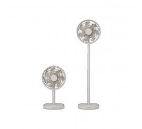 Duux Fan | Rize Flex | Stand Fan | Greige | Diameter 21 cm | Number of speeds 4 | Oscillation | 10 W