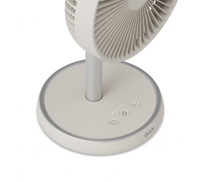 Duux Fan | Rize Flex | Stand Fan | Greige | Diameter 21 cm | Number of speeds 4 | Oscillation | 10 W