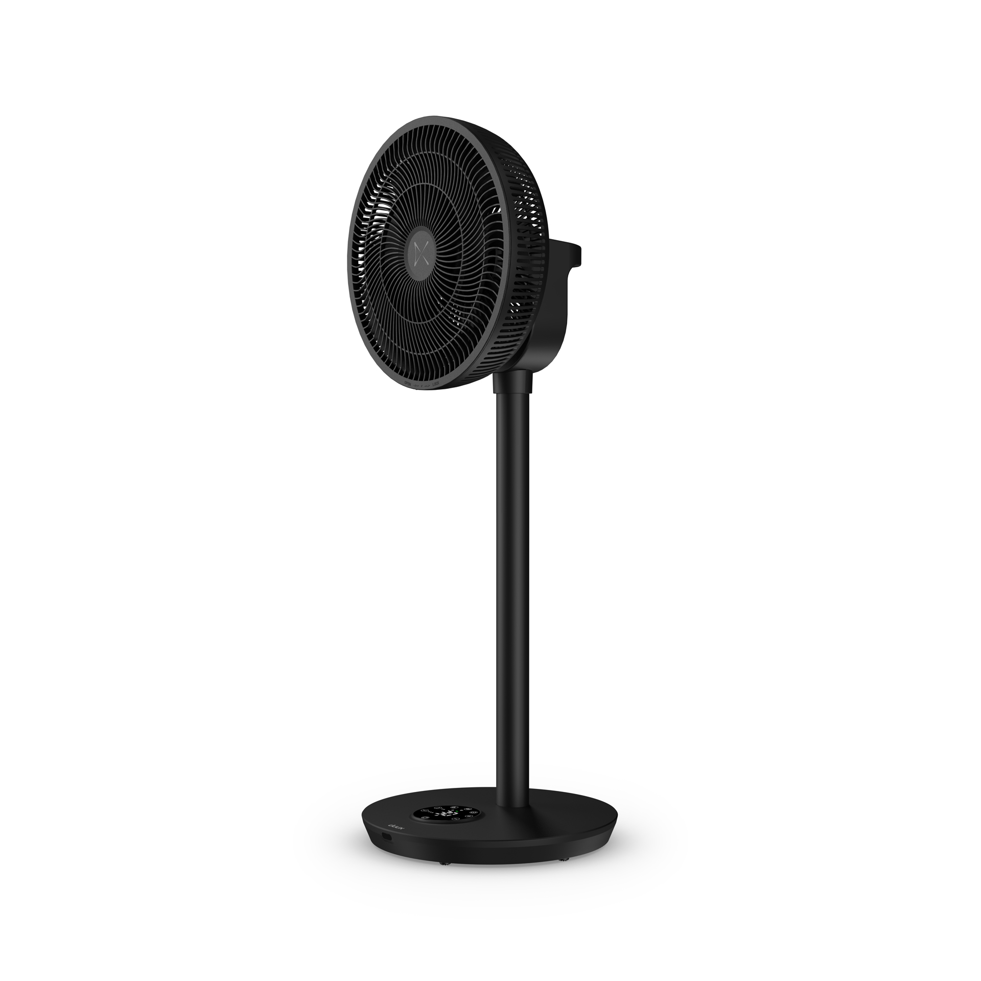 Duux Fan | Whisper Flex 2 | Stand Fan | Black | Diameter 34 cm | Number of speeds 30 | Oscillation | 2-21.5 W | Remote control