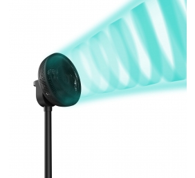 Duux Fan | Whisper Flex 2 | Stand Fan | Black | Diameter 34 cm | Number of speeds 30 | Oscillation | 2-21.5 W | Remote control