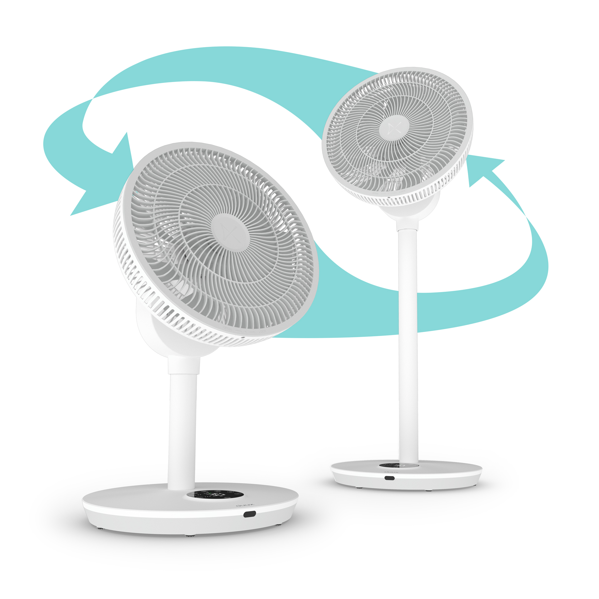 Duux Fan | Whisper Flex 2 | Stand Fan | White | Diameter 34 cm | Number of speeds 30 | Oscillation | 2-21.5 W | Remote control