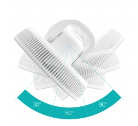 Duux Fan | Whisper Flex 2 | Stand Fan | White | Diameter 34 cm | Number of speeds 30 | Oscillation | 2-21.5 W | Remote control