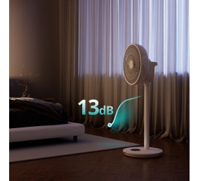 Duux Fan | Whisper Flex 2 | Stand Fan | White | Diameter 34 cm | Number of speeds 30 | Oscillation | 2-21.5 W | Remote control