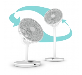 Duux Fan | Whisper Flex 2 | Stand Fan | White | Diameter 34 cm | Number of speeds 30 | Oscillation | 2-21.5 W | Remote control