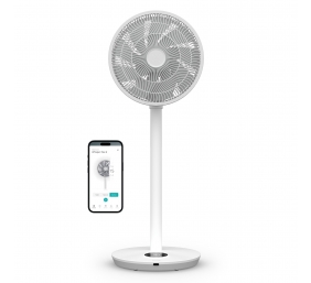 Duux Fan | Whisper Flex 2 | Stand Fan | White | Diameter 34 cm | Number of speeds 30 | Oscillation | 2-21.5 W | Remote control