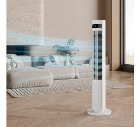 Duux Fan | Elevate | Tower Fan | White | Diameter 29 cm | Number of speeds 12 | Oscillation | 4-40 W