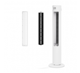 Duux Fan | Elevate | Tower Fan | White | Diameter 29 cm | Number of speeds 12 | Oscillation | 4-40 W