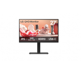 LG 27BA75QB-B | 27 " | IPS | 16:9 | 100 Hz | 5 ms | 2560 x 1440 pixels | 280 cd/m² | HDMI ports quantity 1 | Black