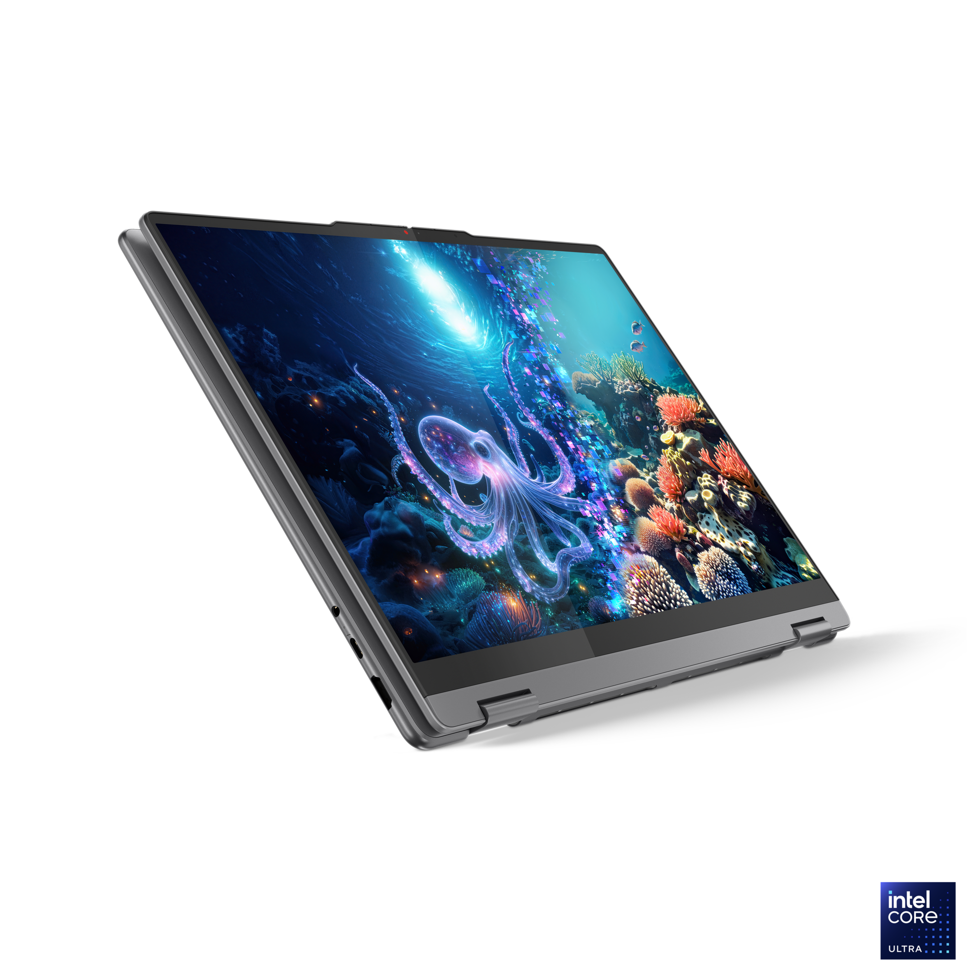 Lenovo Yoga 7 2-in-1 16ILL10 | Luna Grey | 16 " | OLED | Touchscreen | WQXGA+ | 2880 x 1800 pixels | Glossy | Intel Core Ultra 7 | 256V | 16 GB | Soldered LPDDR5x | Solid-state drive capacity 1000 GB | Intel Arc Graphics | Windows 11 Home | 802.11be | Blu