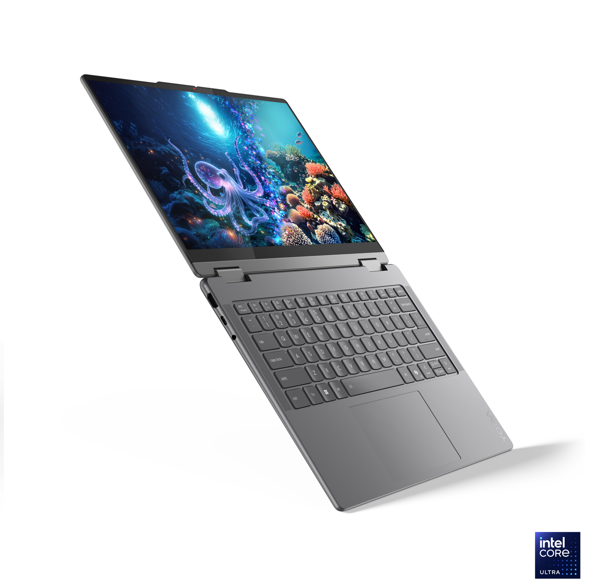 Lenovo Yoga 7 2-in-1 14ILL10 | Luna Grey | 14 " | OLED | Touchscreen | WUXGA | 1920 x 1200 pixels | Glossy | Intel Core Ultra 5 | 226V | 16 GB | Soldered LPDDR5x | Solid-state drive capacity 512 GB | Intel Arc Graphics | Windows 11 Home | 802.11be | Bluet
