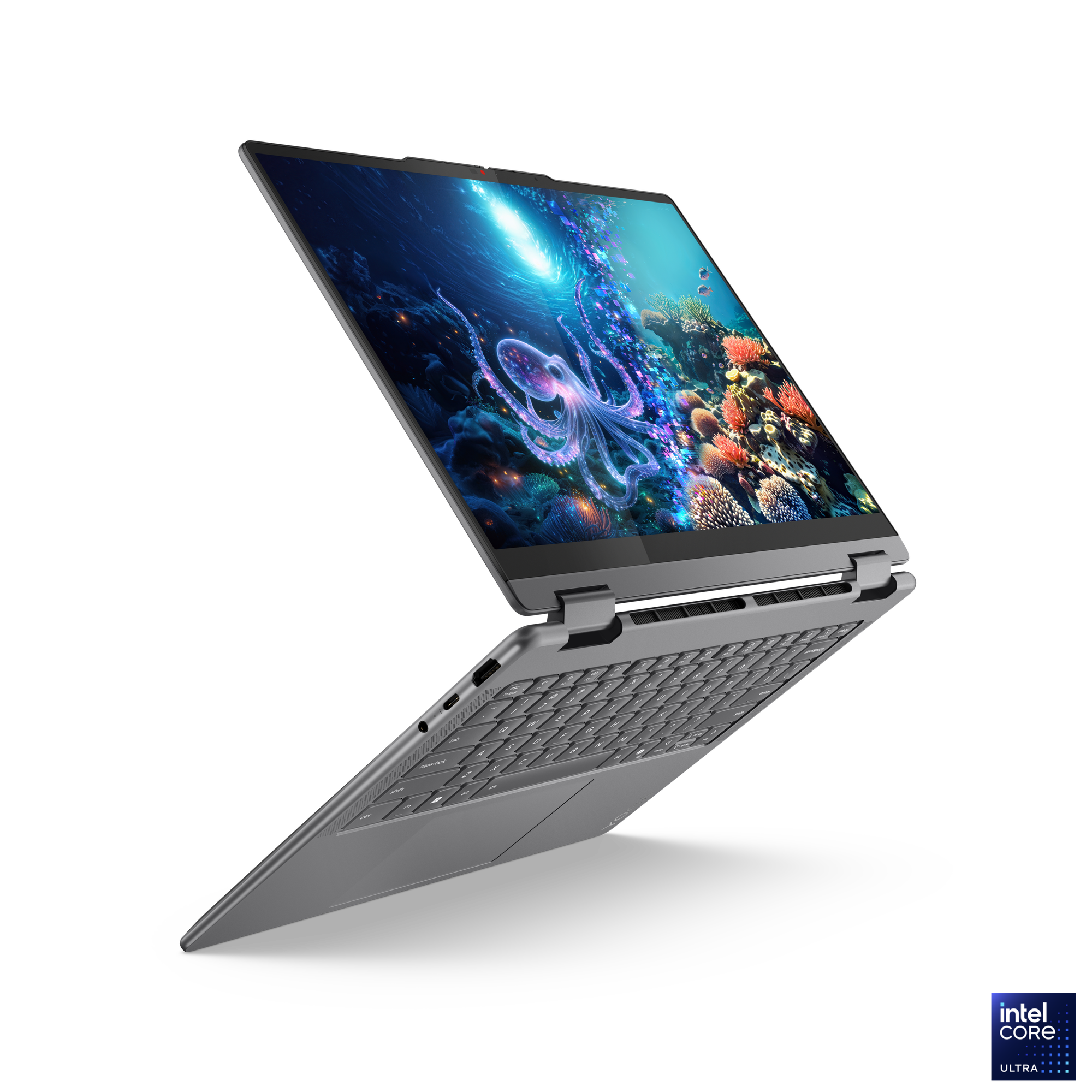 Lenovo Yoga 7 2-in-1 14ILL10 | Luna Grey | 14 " | OLED | Touchscreen | WUXGA | 1920 x 1200 pixels | Glossy | Intel Core Ultra 5 | 226V | 16 GB | Soldered LPDDR5x | Solid-state drive capacity 512 GB | Intel Arc Graphics | Windows 11 Home | 802.11be | Bluet