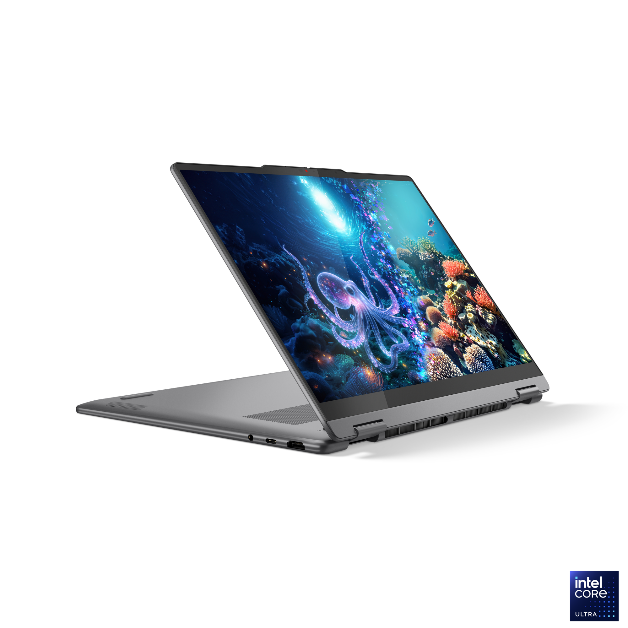 Lenovo Yoga 7 2-in-1 14ILL10 | Luna Grey | 14 " | OLED | Touchscreen | WUXGA | 1920 x 1200 pixels | Glossy | Intel Core Ultra 5 | 226V | 16 GB | Soldered LPDDR5x | Solid-state drive capacity 512 GB | Intel Arc Graphics | Windows 11 Home | 802.11be | Bluet