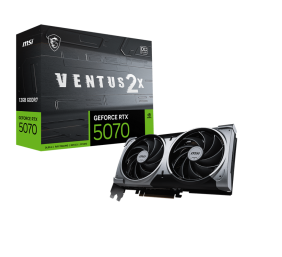 MSI GeForce RTX 5070 12G VENTUS 2X OC | NVIDIA | 12 GB | GeForce RTX 5070 | GDDR7 | HDMI ports quantity 1 | PCI Express Gen 5