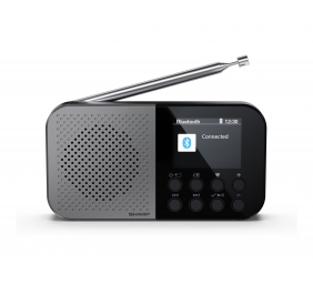 Sharp DR-P520(GY) OSAKA Pocket/Handheld Portable Digital Radio, Grey | Sharp