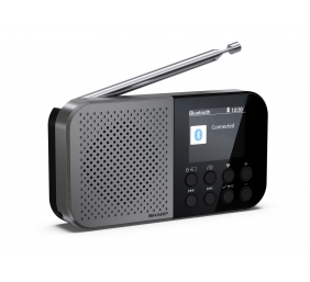 Sharp DR-P520(GY) OSAKA Pocket/Handheld Portable Digital Radio, Grey | Sharp