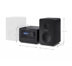 Sharp XL-B514(BK) TOKYO FM Hi-Fi Micro System, Black | Sharp
