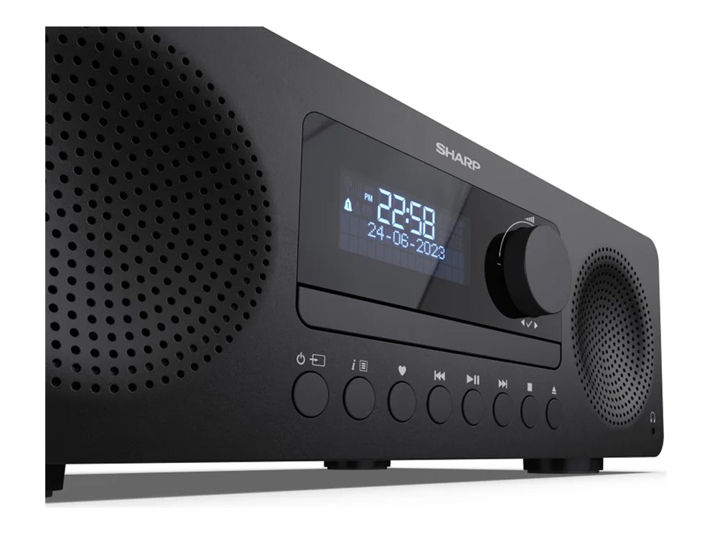 Sharp XL-B720D(BK) TOKYO All-in-one Hi-Fi System, Black | Sharp