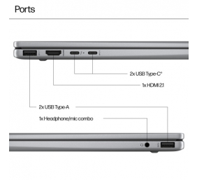 HP ENVY x360 14-fa0005ny 14'' WUXGA Touch AMD Ryzen 5 8640HS 16GB 512GB SSD W11H Meteor Silver