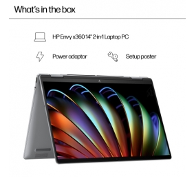 HP ENVY x360 14-fa0005ny 14'' WUXGA Touch AMD Ryzen 5 8640HS 16GB 512GB SSD W11H Meteor Silver