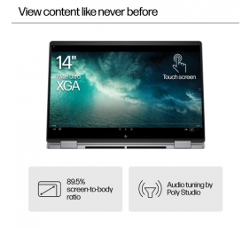 HP ENVY x360 14-fa0005ny 14'' WUXGA Touch AMD Ryzen 5 8640HS 16GB 512GB SSD W11H Meteor Silver