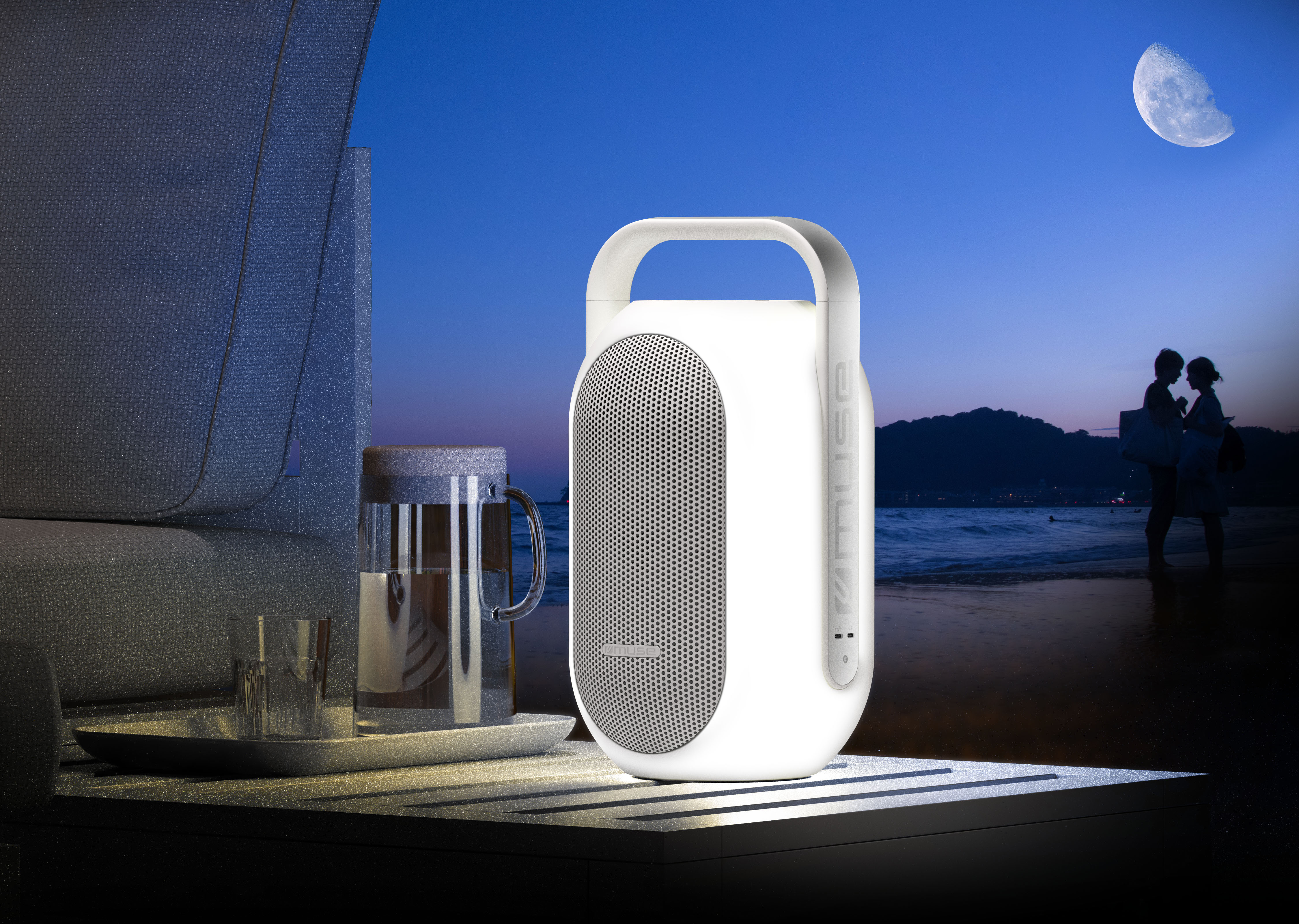 Muse | Bluetooth Lantern | ML-625 BT | 60 W | Bluetooth | White | Portable | Wireless connection