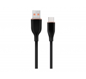 Cablexpert Premium silicon Type-C USB charging and data cable, 1.5 m | CC-USB2S-AMCM-1.5M-BK