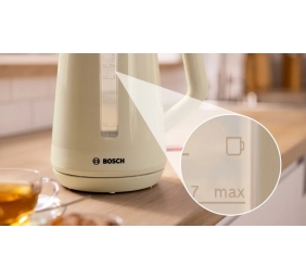 Bosch Kettle | TWK1M127 | Electric | 2400 W | 1.7 L | Plastic | Creamy