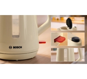 Bosch Kettle | TWK1M127 | Electric | 2400 W | 1.7 L | Plastic | Creamy
