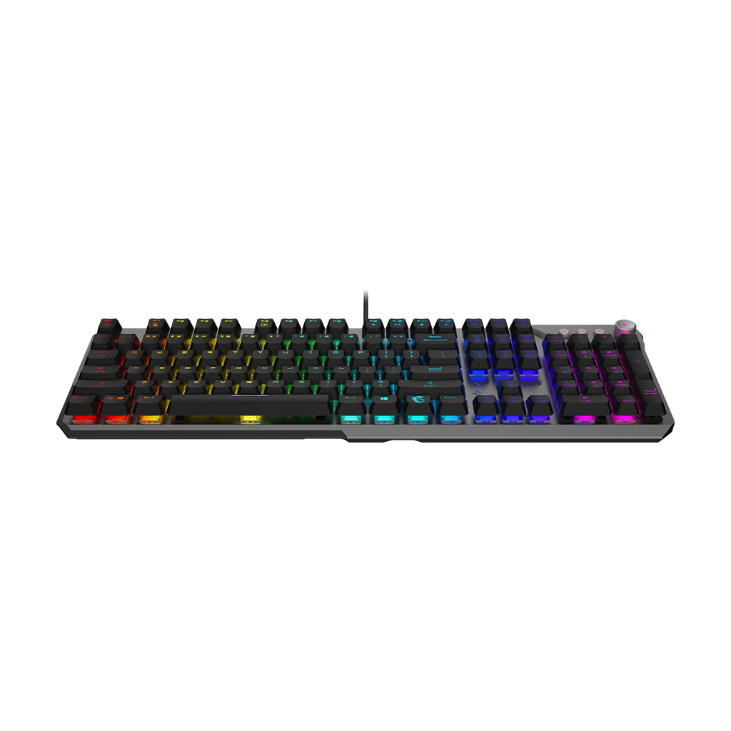 MSI STRIKE 600 SILENT US | Gaming Keyboard | Wired | US | USB 2.0 | KAILH Midnight PRO Silent Tactile