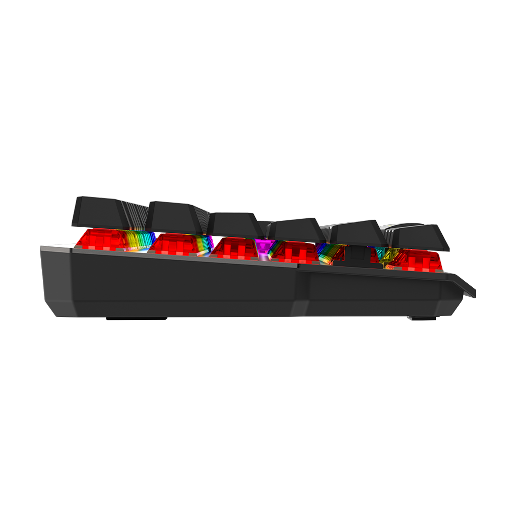 MSI STRIKE 600 SILENT US | Gaming Keyboard | Wired | US | USB 2.0 | KAILH Midnight PRO Silent Tactile