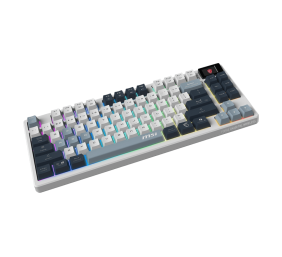 MSI FORGE GK600 TKL WIRELESS SKY | Gaming Keyboard | Wireless | US | Bluetooth | 2.4 GHz, Bluetooth, USB 2.0 | Mechanical Linear