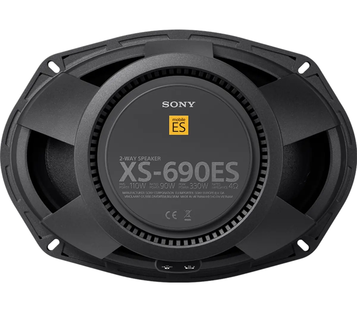 Sony | Mobile ES, 2-Way Coaxial Speakers | XS-690 ES | 4 Ω