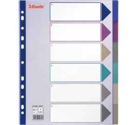 Sourcing | Divider, PP, A4+, 6pcs | 20647