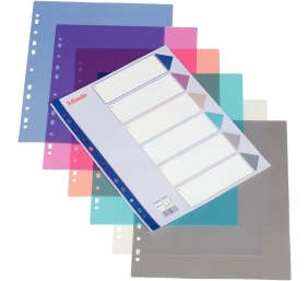 Sourcing | Divider, PP, A4+, 6pcs | 20647