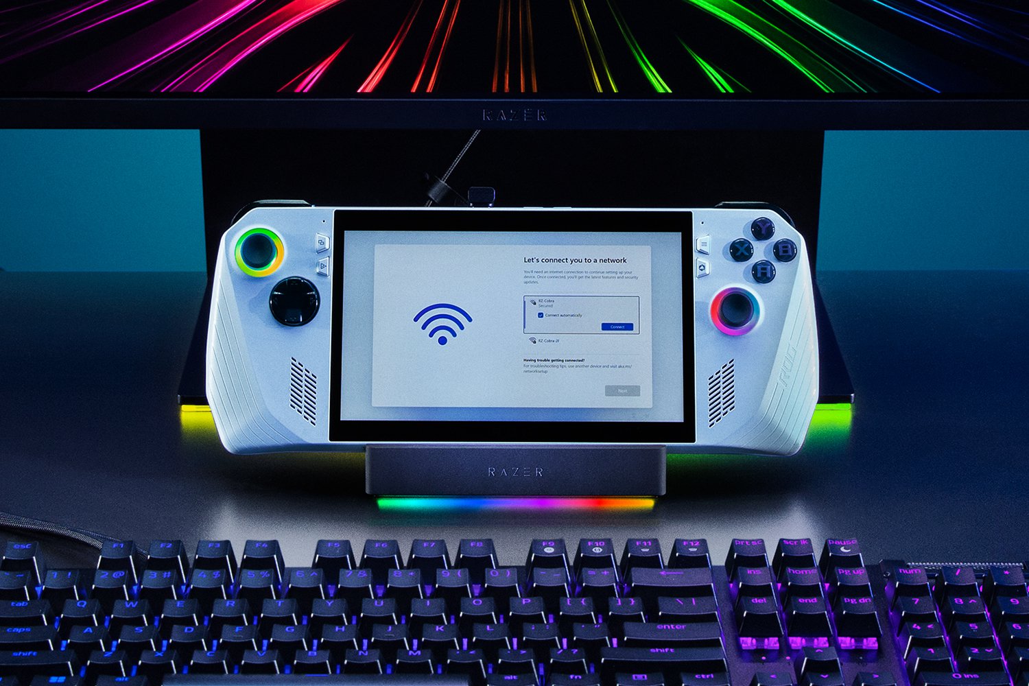 Razer | Handheld Dock Chroma - USB Type C 6-in-1 Docking Station