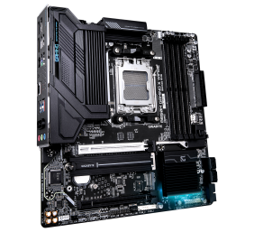 Gigabyte B850M GAMING X WIFI6E | Processor family AMD | Processor socket AM5 | DDR5 SDRAM | Supported hard disk drive interfaces M.2, SATA | Number of SATA connectors 4 | Micro ATX