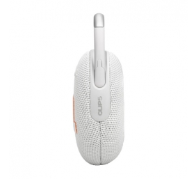 JBL Clip 5 Nešiojama garso kolonėlė, Bluetooth, Balta