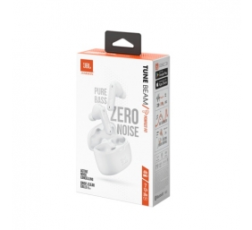 JBL Tune Beam Belaidės ausinės Earbuds, Bluetooth, Balta